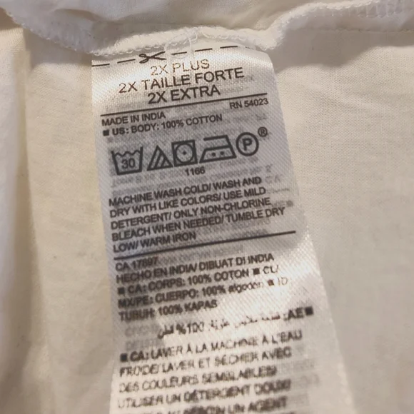 Old Navy White Button Down Shirt - Picture 4 of 4